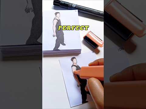 PERFECT Flipbook 🔥 #shorts #Trending #Viral #Flipbook #Perfect