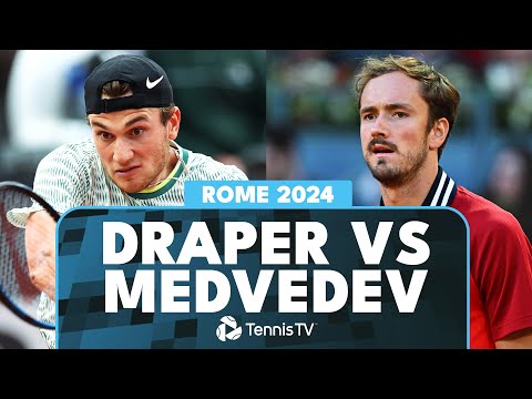 Daniil Medvedev vs Jack Draper Highlights | Rome 2024