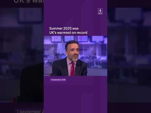 UK summer '25 warmest on record