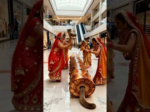 🐇 RESCUE Rabbit from Giant Log 🌳💦😂 #wildlife #funny #shortsvideo