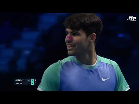 2024 Nitto ATP Finals: Alcaraz vs Rublev Highlights