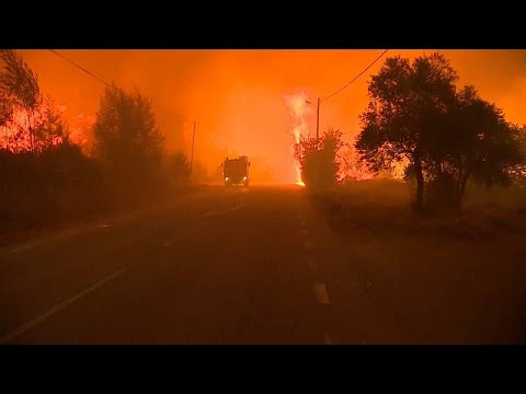 Madridig elér a portugáliai erdőtűz füstje