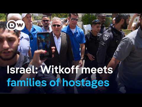 US envoy Witkoff tells Israeli hostage families he is working on plan to end war | DW News