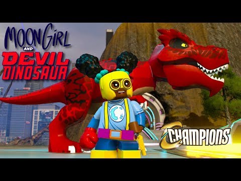 LEGO Marvel Super Heroes 2 Moon Girl and Devil Dinosaur Free Roam Gameplay (Champions DLC) - UCssW3gaIc8BHuPJQ4rFMQpg