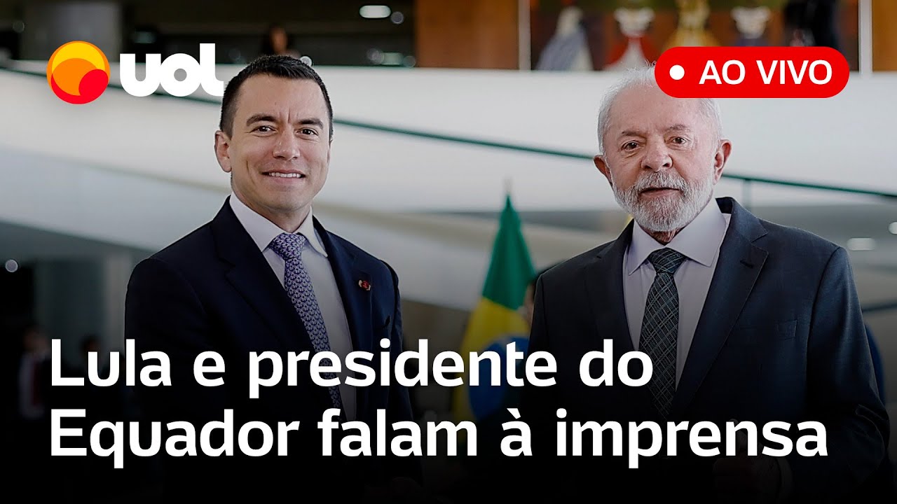 Lula e presidente do Equador falam à imprensa e assinam acordos bilaterais assista ao vivo
