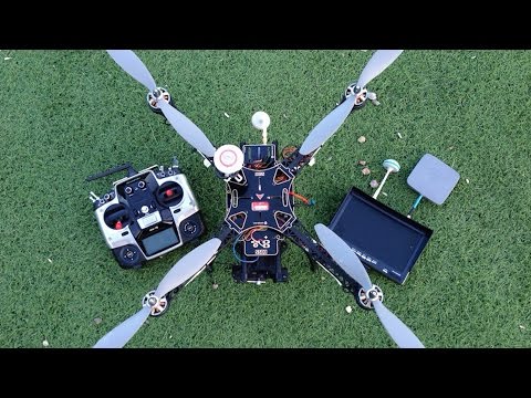 Квадрокоптер рама S500 первый полёт/Quadcopter S500 Frame First Flight - UCmTxglWIunAi6t_ciyB0kkw