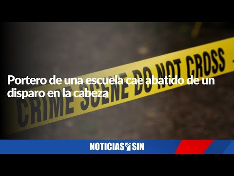 Portero de una escuela cae abatido de un disparo en la cabeza