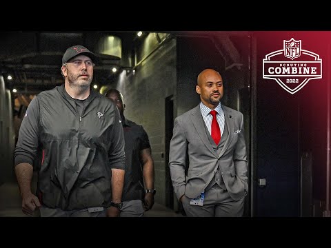 Building for 2022 | Terry Fontenot, Arthur Smith at the NFL Scouting Combine | Atlanta Falcons video clip