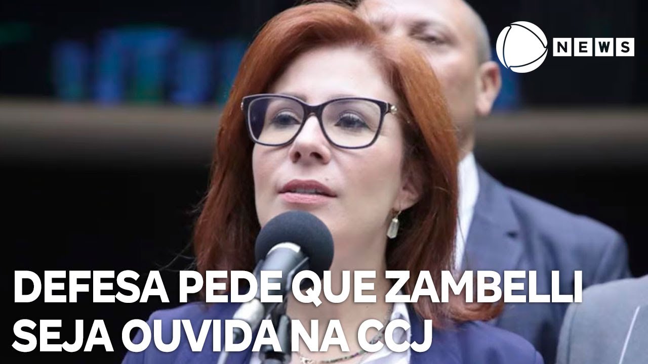 Defesa que que Zambelli seja ouvida por videoconferência