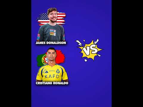 MrBeast 🆚 Ronaldo 👀🥶#ronaldo #mrbeast