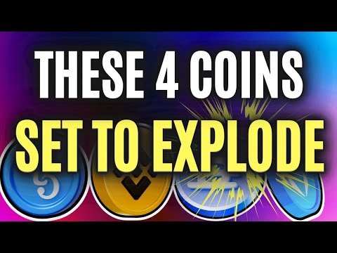INSANE POTENTIAL - Top 4 Crypto Coins Set to EXPLODE!!