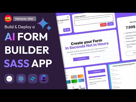 Build & Deploy NextJs AI Form Builder SaaS Application using React, TailwindCSS, Gemini API, Clerk