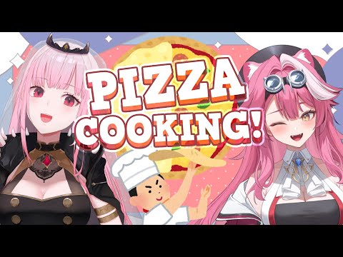 【PIZZA COOKING】making many pizzas with Raora! (off collab)