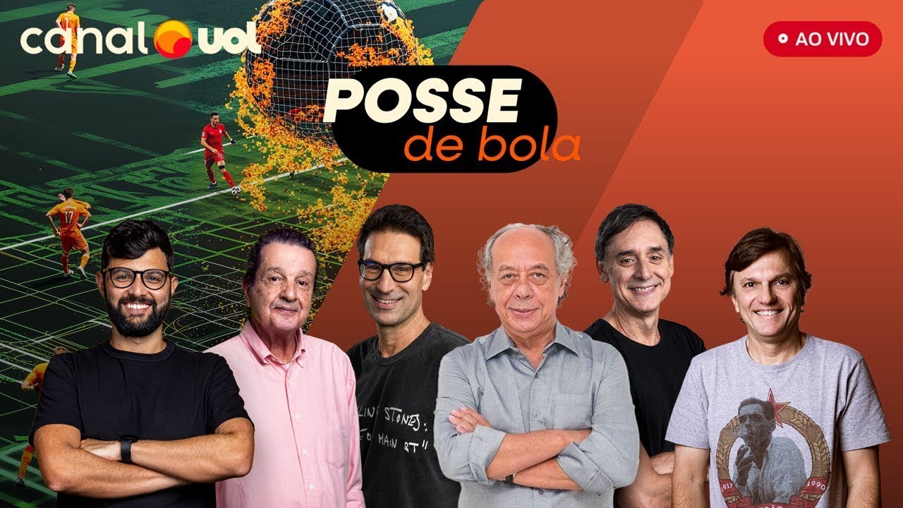 POSSE DE BOLA COM ARNALDO RIBEIRO, TIRONI, JUCA KFOURI, TRAJANO E RODRIGO MATTOS