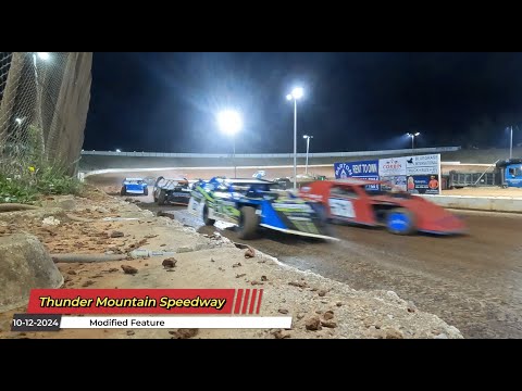 Thunder Mountain Speedway - Modified Feature - 10/12/2024 - dirt track racing video image