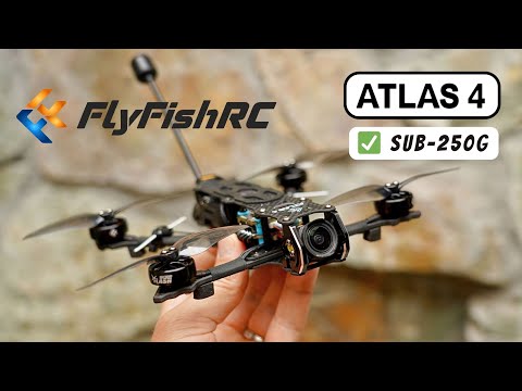 FlyFishRC Atlas 4 LR - 4&quot; ultralight drone frame for sub-250g build with DJI O3 Air Unit - UCtzigO8afjz8vqvXNs_9TwA