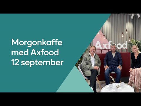 Morgonkaffe med Axfood 12 september – i fokus: hälsa