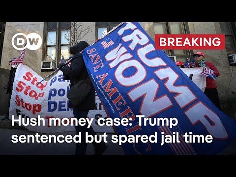 Trump sentenced to 'unconditional discharge' in New York hush money case, spared jail time | DW News