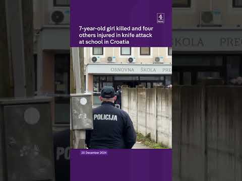 7-year-old girl killed in Croatia school attack