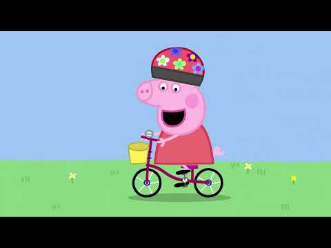 ペッパピッグ | じてんしゃ | 2本立てエピソード」 | Peppa Pig Japanese | 子供向けアニメ