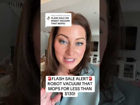 FLASH SALE: 3-in-1 Robot Vacuum for $130! #RobotVacuum