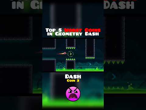 TOP 5 Geometry Dash WORST COINS! #geometrydash