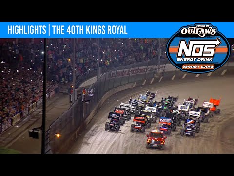 World of Outlaws NOS Energy Drink Sprint Cars | Eldora Speedway | July 15, 2023 | HIGHLIGHTS - dirt track racing video image