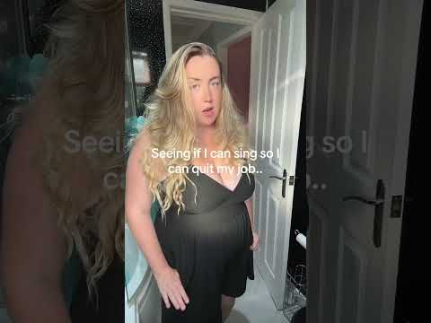 Seeing if I can sing so I can quit my job…. #singingmama #sing #comedy #humour #laughtertherapy