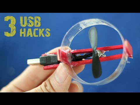 3 incredible USB gadgets you can make at home | Life hacks - UCBWhJHVuxtxbeRp_PAdfn2w