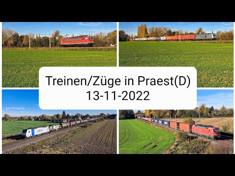 Treinen/Züge in Praest(D) 13-11-2022