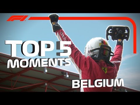 Top 5 Moments | 2018 Belgian Grand Prix