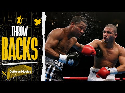 Throwback | Miguel Cotto vs Shane Mosley! A Tactical Power Boxing Masterclass In Full Effect!