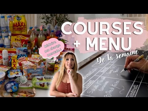 Return from Leclerc Drive shopping + Menu of the week 🛒 | New family organization 👨‍👩‍👧‍👦