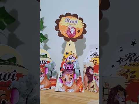 Lembrancinha Rei Leão #papelariapersonalizada #personalizados #viraliza #decoracaodefestainfantil