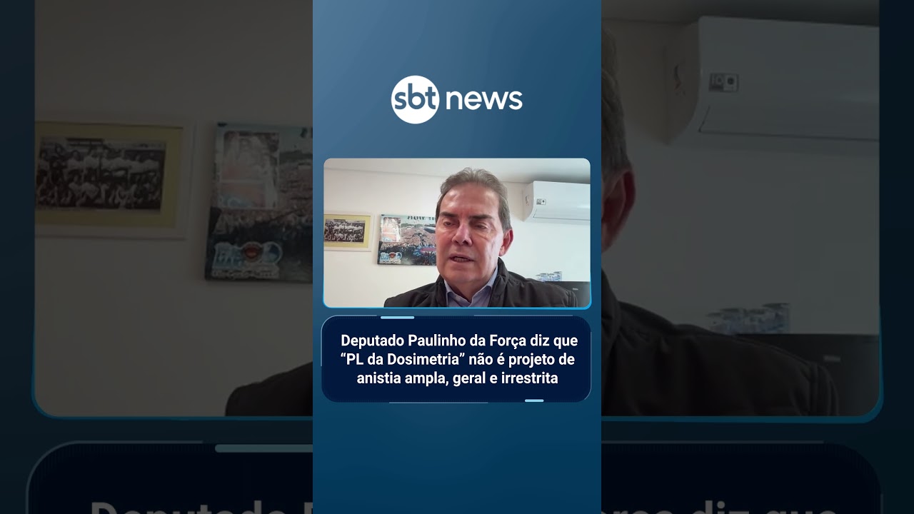 Paulinho da Força diz que PL da Dosimetria não é projeto de anisitia ampla geral e irrestrita