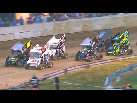 NY6A Micro Sprint Feature | Freedom Motorsports Park | 7-15-22 - dirt track racing video image