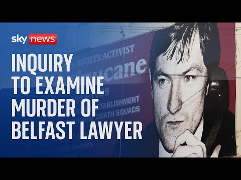 Public inquiry to examine 1989 murder of Belfast lawyer Pat Finucane
