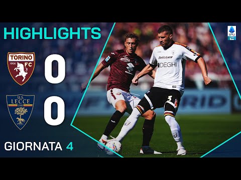 TORINO-LECCE 0-0 | HIGHLIGHTS | 4ª GIORNATA | SERIE A ENILIVE 2024/25