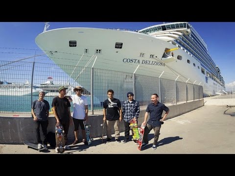 Skate Trip on a Luxury Cruise Liner - The Mediterranean Skateboard Cruise - Part 1 - UCblfuW_4rakIf2h6aqANefA