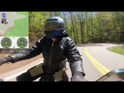 Silent Electric Motorcycle rides Tail of the Dragon - Highlight 2 - Shandoka Made in USA