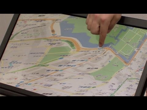 New 'Flex' Touchscreen Interface Demonstrated Using Google Maps #DigInfo - UCOHoBDJhP2cpYAI8YKroFbA