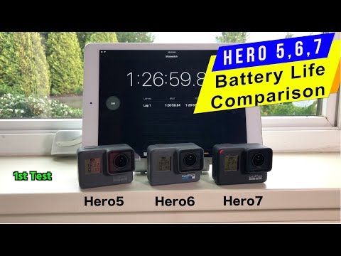 GoPro Hero7, Hero6, Hero5: Battery life Comparison - GoPro Tip #616 - UCTs-d2DgyuJVRICivxe2Ktg