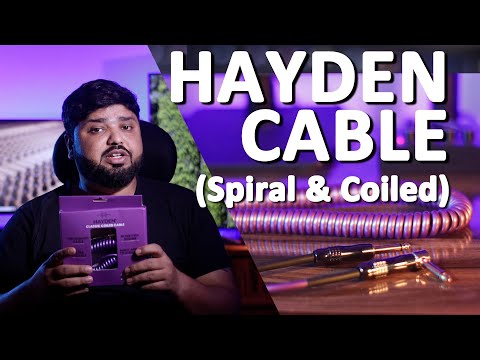 Best Budget Cable for Instruments | Coiled cable | Hayden Instrument cable | Spiral Cable | TS to TS