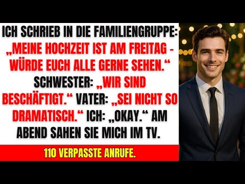 Ich schrieb: ‚Meine Hochzeit ist Freitag‘ – Sie kamen nicht. Doch dann sah mich jeder im TV!
