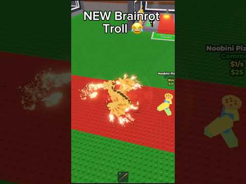 NEW BRAINROT TROLL IN STEAL BRAINROT😱 #shorts #roblox #stealabrainrot