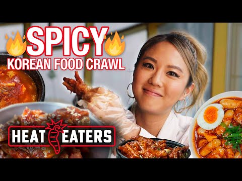 Esther Choi’s SPICY Korean Food Crawl - Chicken Feet, Crab, & INSANE Ktown Challenge | Heat Eaters