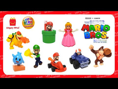2022 The Super Mario Bros. Movie McDonald's Happy Meal Set of 8 Toys