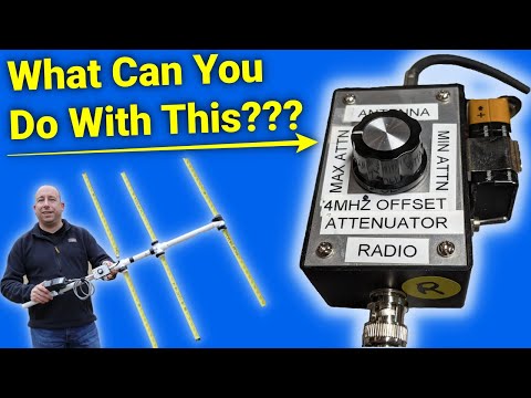 Ham Radio Antenna Attenuator For Fox Hunting - Quick Overview and Demo