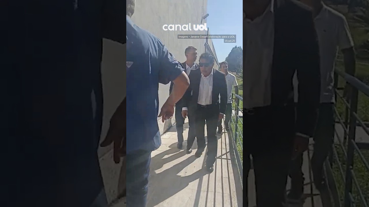 Flávio Bolsonaro Magno Malta e aliados chegam à penitenciária na Itália para visitar Carla Zambelli