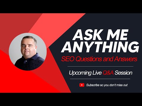 Basic SEO Training, Live SEO Q and A Today 1pm